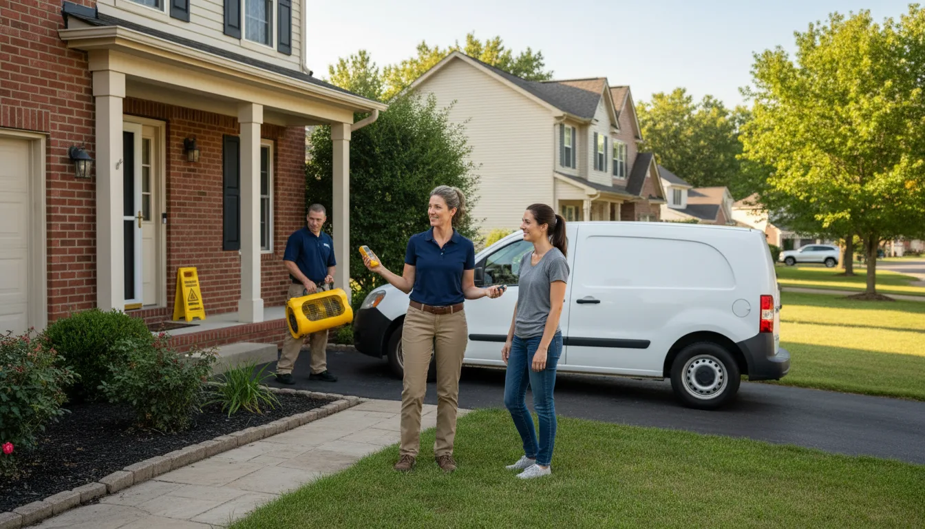 Water restoration image for Mold Remediation in Graymont, IL